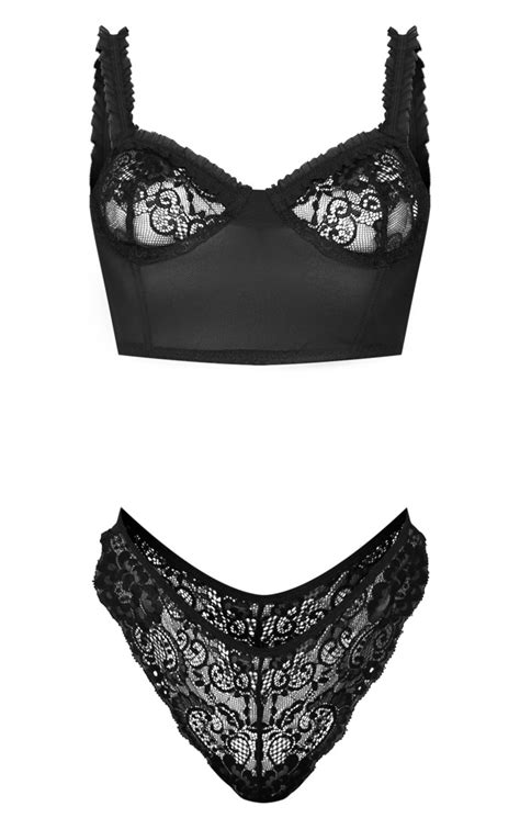 bra and thong lingerie|See.